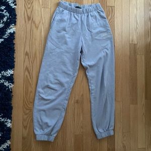 Purple Brandy Sweatpants, Few stains but barley worn